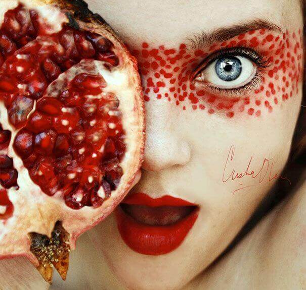 pomegranate-fruit-face-portrait-photography-by-cristina-otero