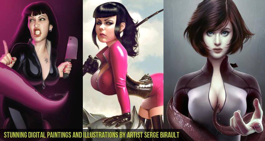 Stunning Digital Paintings and Illustrations by Artist Serge Birault-CGfrog-Banner
