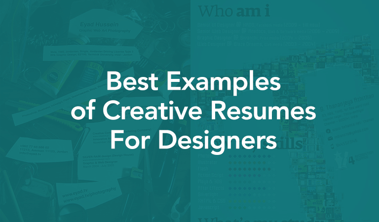 Examples of Creative Resumes For Graphic Designers