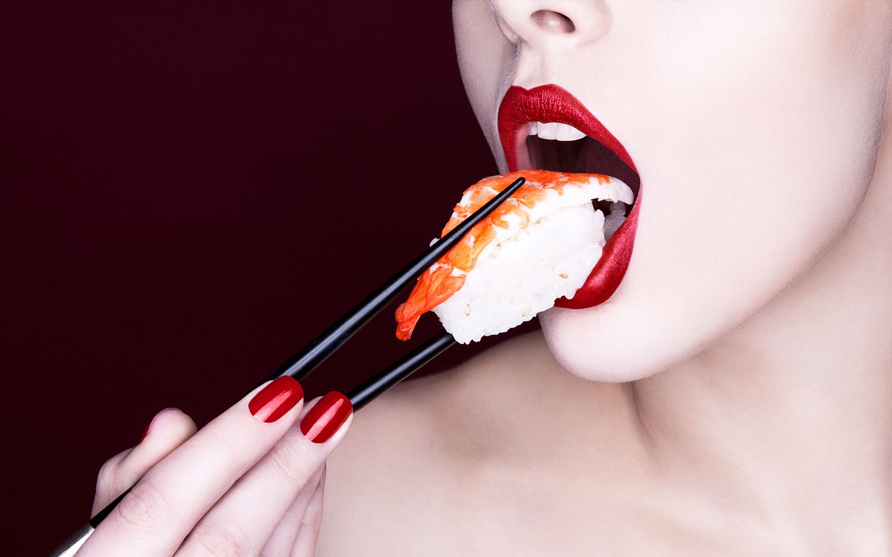 2-beautiful-girl-and-sushi-photography-by-steve-karaitt