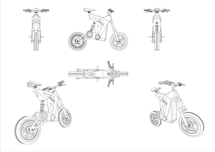 Download Blueprint of Exobike Free BluePrint