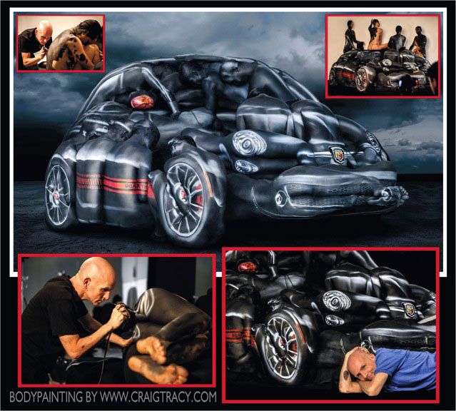 car-FIAT body painting work by craig tracy