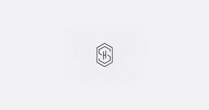 SH Monogram Logo Design