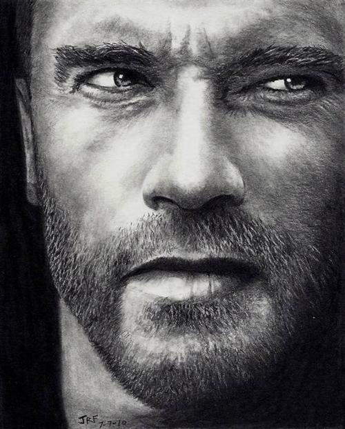 Arnold-Schwarzenegger-Photorealistic-Pencil-Portraits