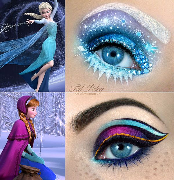 Frozen-anna_-elsa_eye-make-up