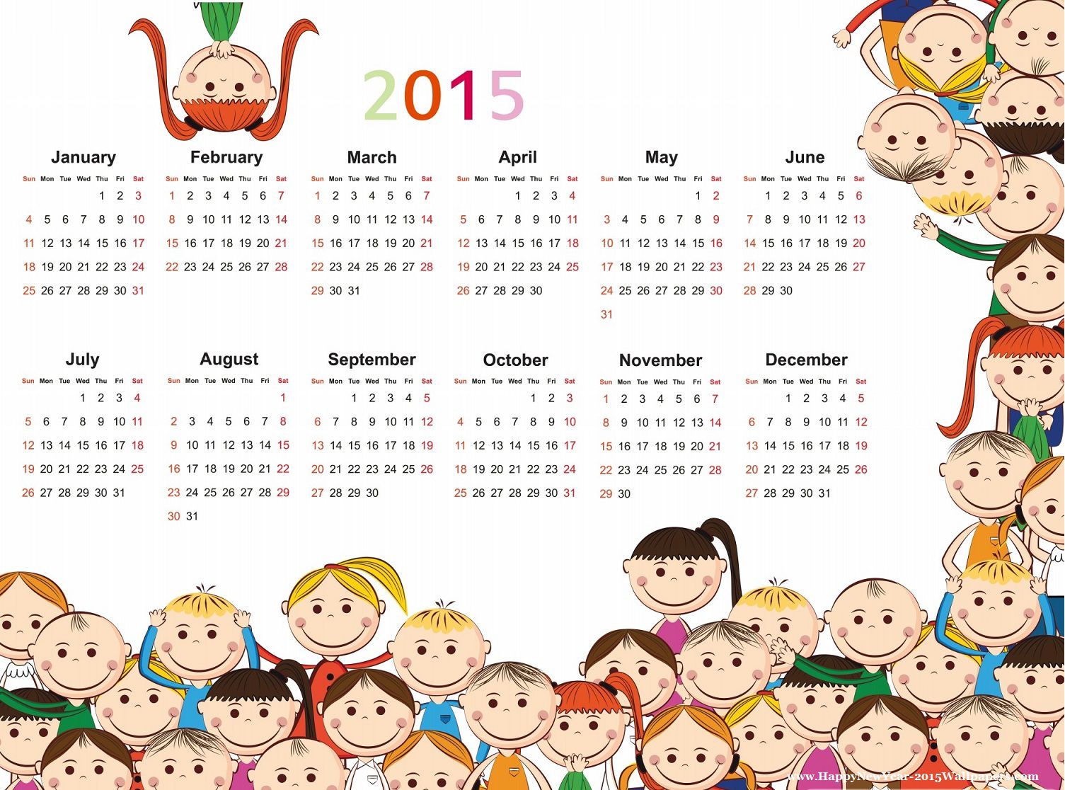 Happy-New-Year-2015-Calendar-Wallpapers-for-Kids_4
