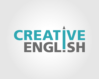 Creative English Logo Design