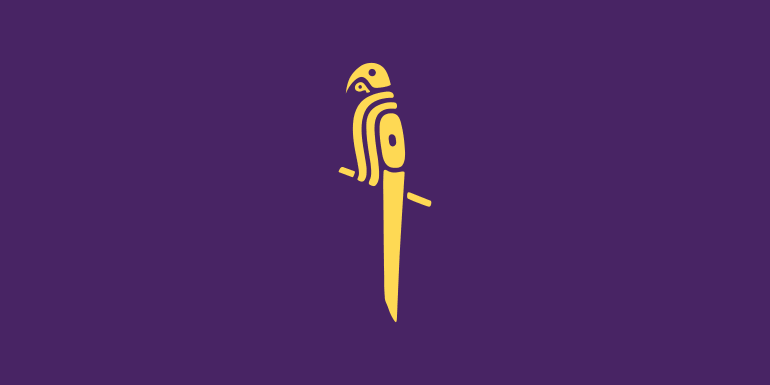 Typographic Animal Logos - Parrot word animals typography logo design