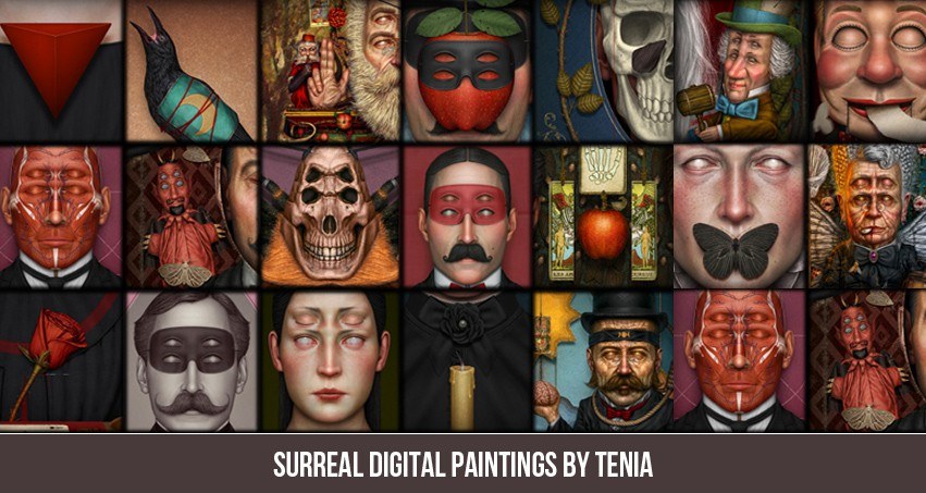 Best Surreal Digital Paintings by Tenia