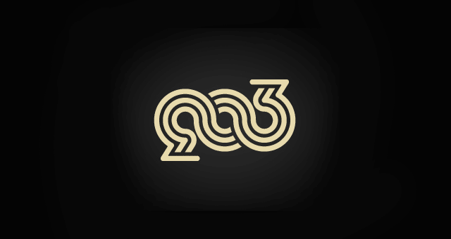 903 creative ambigram logo design
