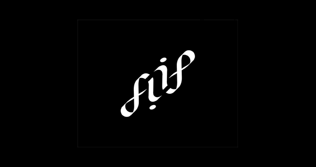 Flip ambigram logo design