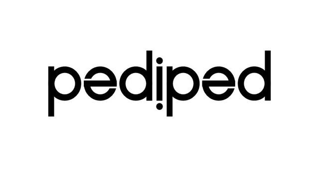 Pediped ambigram logo design