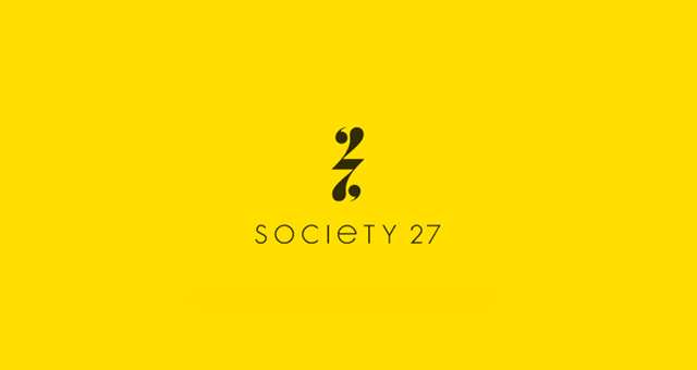 Society ambigram logo design