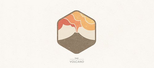 15 volcano hexagon logo
