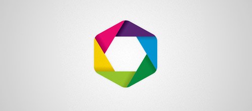 37 colorful hexagon logo