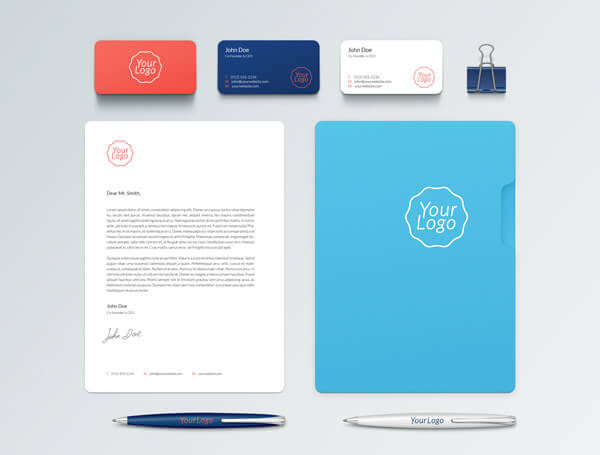 Download 15 Free Branding Stationery Mockups For Your Designs Cgfrog