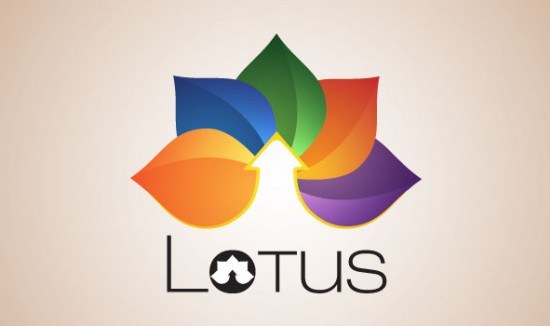 Beautiful examples of creative Lotus Logo Design for your inspiration-cgfrog-14