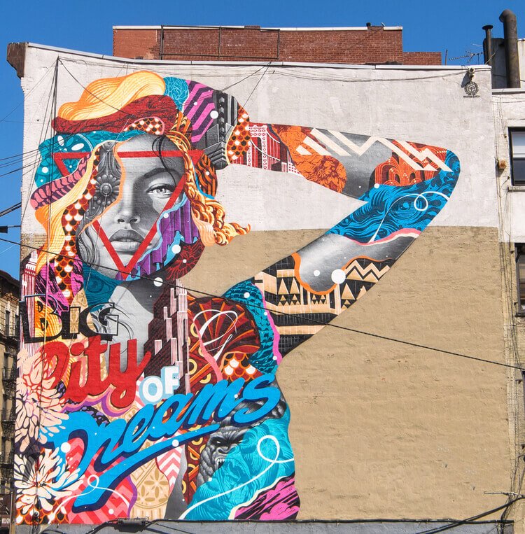 2 Big City of Dreams (New York, NY) Murals Street Paintings