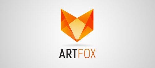 Artfox logo - Fox Logo Design