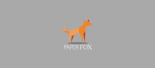 Paper Fox Logo Design