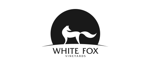 White Fox Logo Design