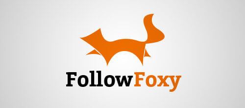 Follow Foxy Fox Logo Design