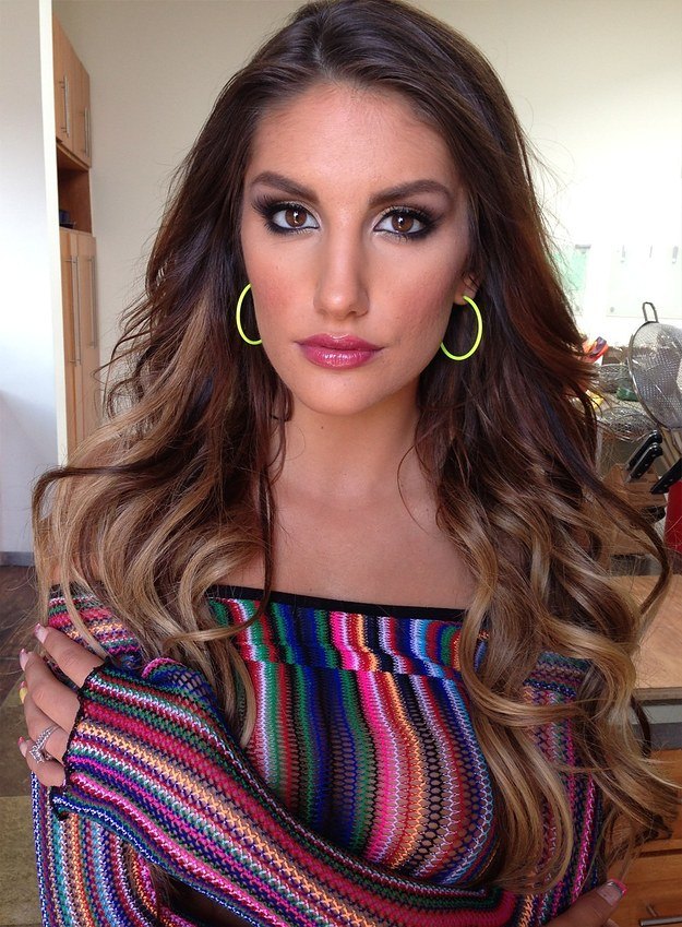 Before-And-After Makeup Images of August Ames By Melissa Murphy After