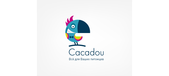 Cacadou-bird-logo-design