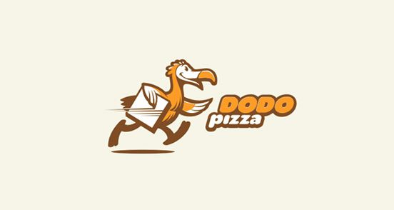 Dodo-Pizza-bird-logo-design