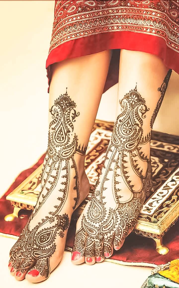 Rajasthani-feet-mehndi-designs
