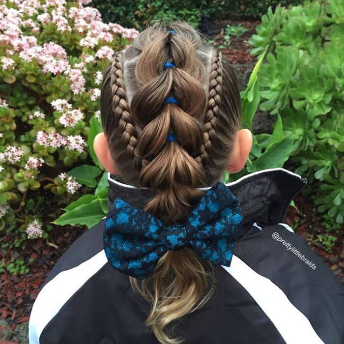 Shelley Gifford creates intricate hairstyles on her daughter Grace’s ...