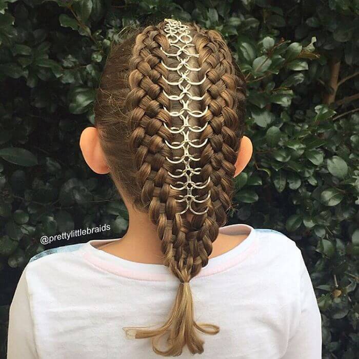 Shelley Gifford creates intricate hairstyles on her daughter Grace’s hair every morning before school-10