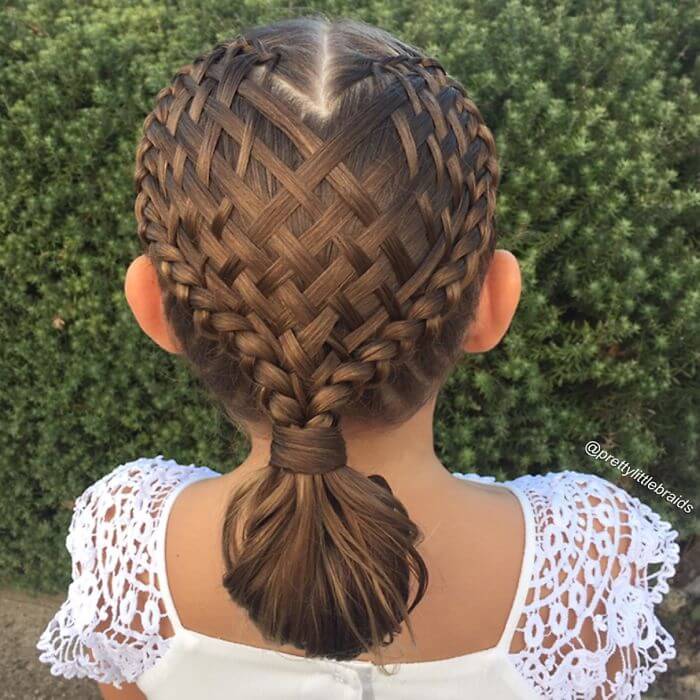 Shelley Gifford creates intricate hairstyles on her daughter Grace’s hair every morning before school-05
