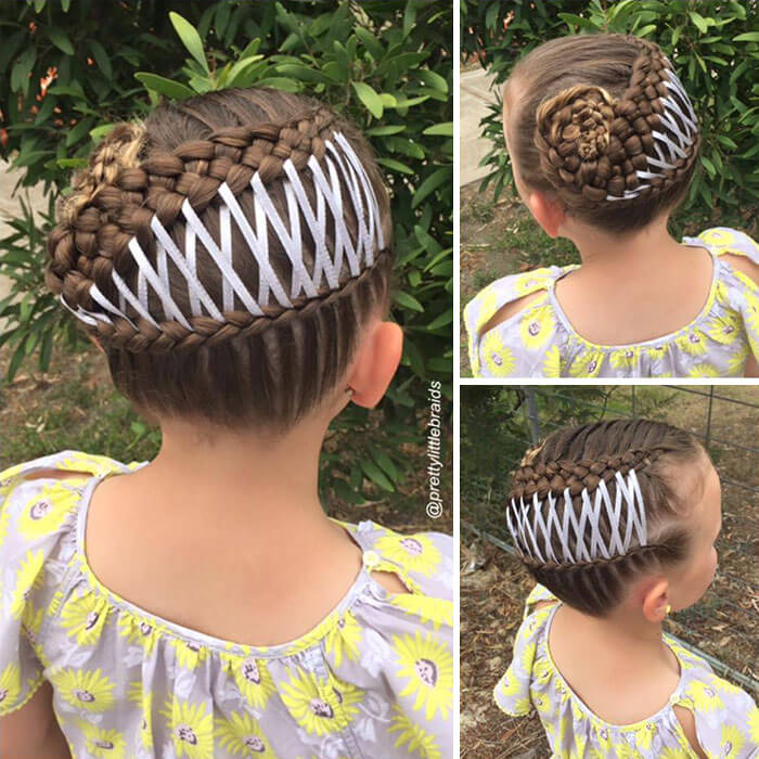 Shelley Gifford creates intricate hairstyles on her daughter Grace’s hair every morning before school-15
