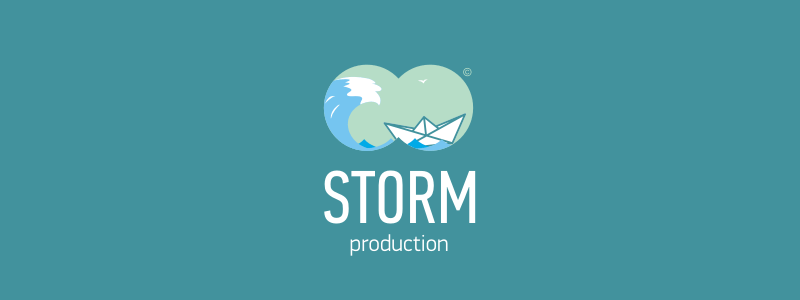Storm-Production-Logo-Design-Inspiration