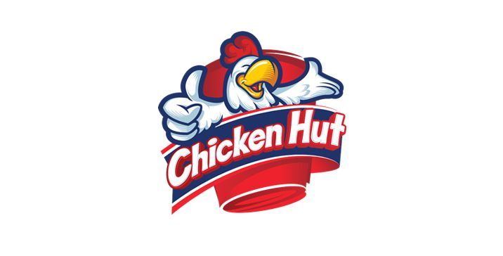 chicken-hut-bird-logo-design