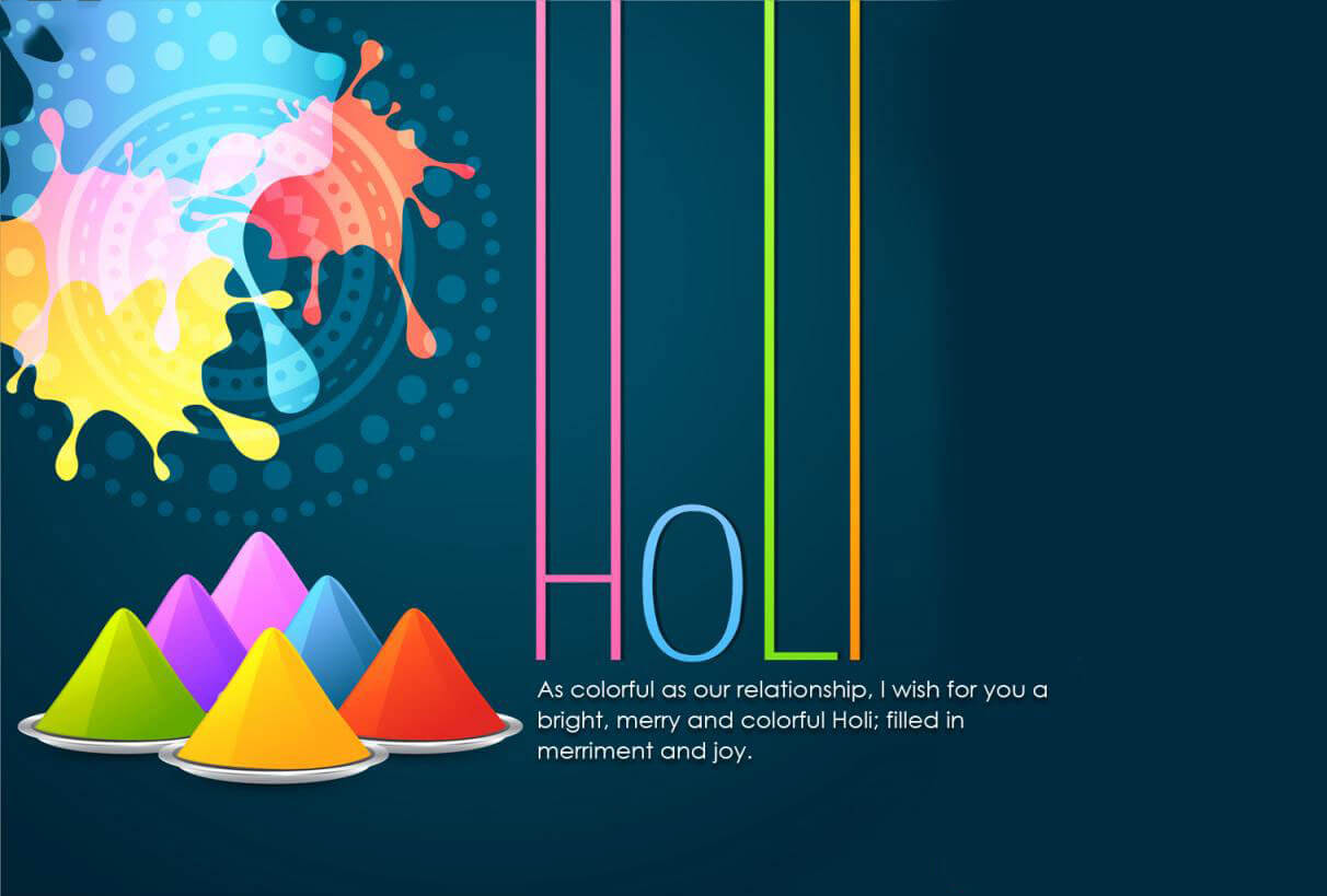 holi wishes background