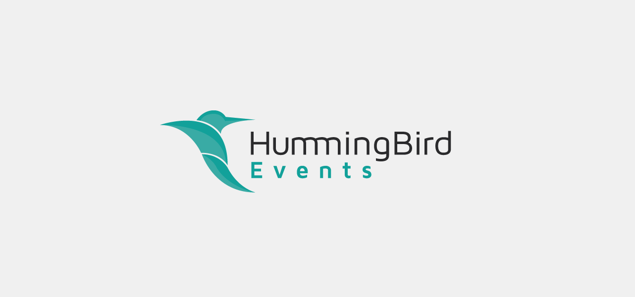 hummingbird-events-bird-logo-design