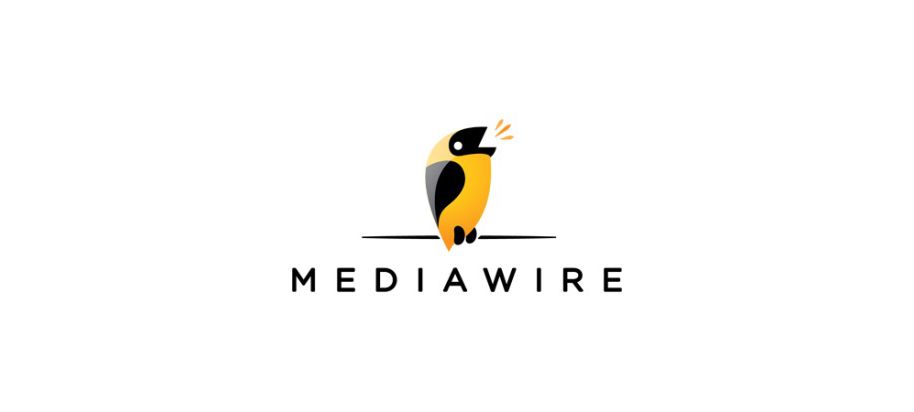 media-wire-bird-logo-design