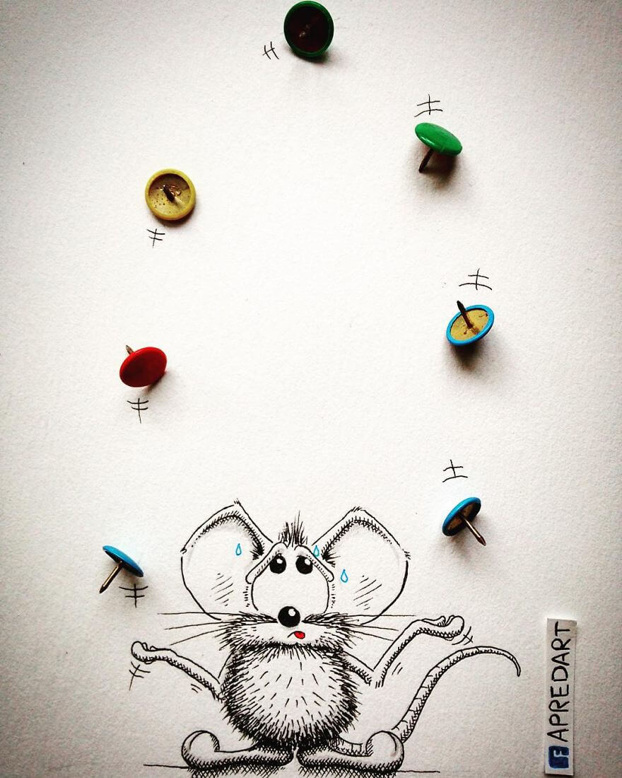 rikiki-mouse-want-tobe-part-of-real-life-with-board-pins