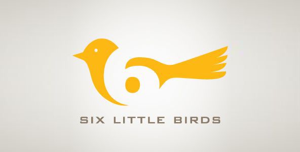 six-little-birds-logo-design