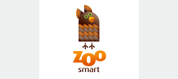 zoo-smart-bird-logo-design