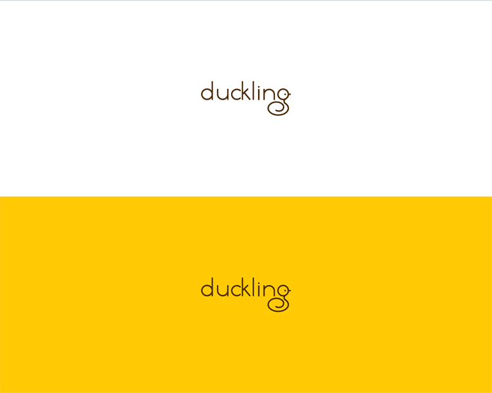 Animal Wordmarks Duckling Shaped Logo Designs by Shibu PG