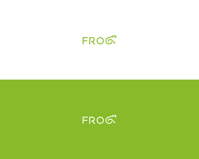 Animal Wordmarks Frog Shaped Logo Designs by Shibu PG