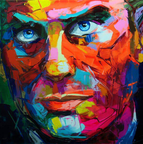 best vibrant knife Paintings by Francoise Nielly