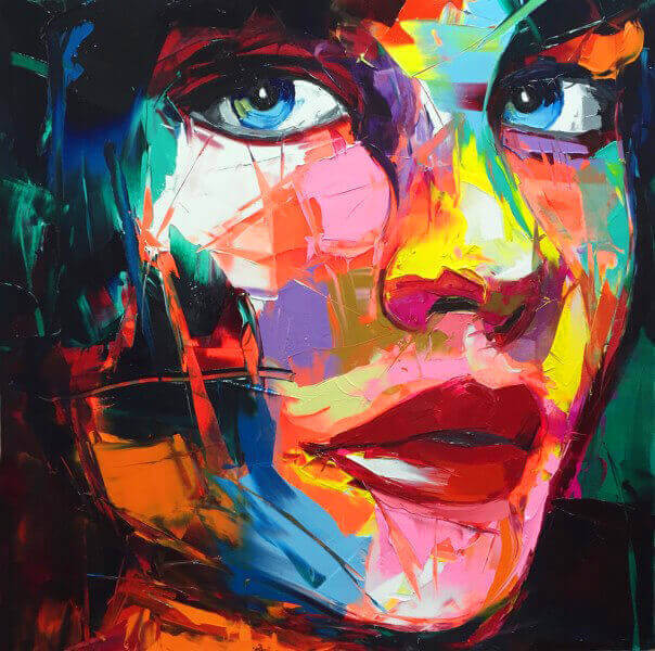 best vibrant knife Paintings by Francoise Nielly
