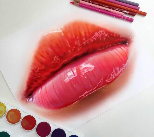 morgan-davidson-lips-drawing