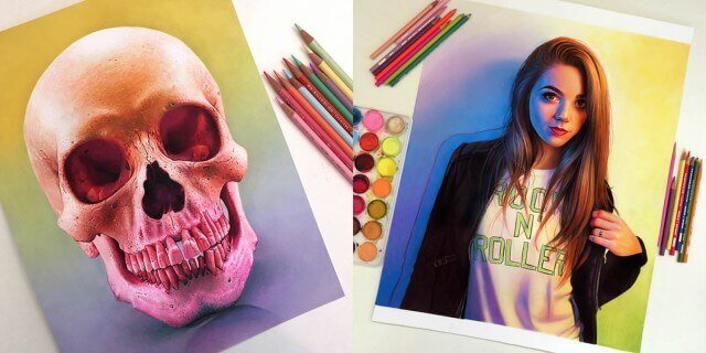 Vibrant Pencil Drawings Bursting With Color by Morgan Davidson -  icanbecreative