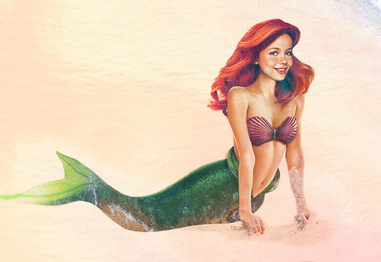 Ariel Real Life Disney Girls Esmeralda Jirka Vaatainen