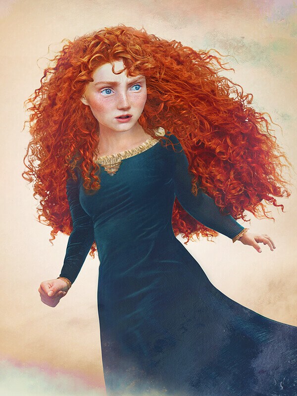 Merida from Brave Real Life Disney Girls Esmeralda Jirka Vaatainen